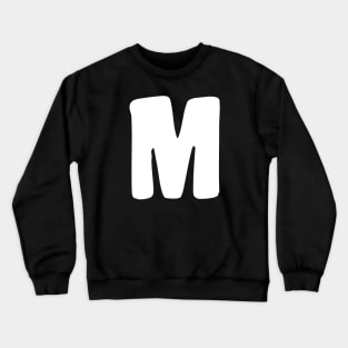 Letter M Crewneck Sweatshirt